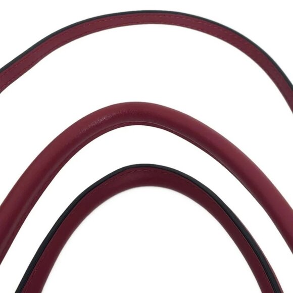 EMPORIO ARMANI - Bordeaux Leather Tote Bag - Picture 8 of 8